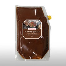 고기도둑 멜젓소스 대용량 업소용 2Kg 국내산 멸치젓과 국산양념의 조화 유명 삼겹살 맛집 비밀소스