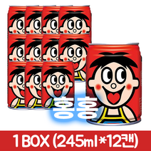 홍홍 중국식품 왕왕 왕자이 우유음료 밀크음료 1박스(12캔) 중국음료, 245ml, 12개