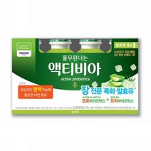 풀무원 다논 액티비아 알로에 130ML 8입 발효유 그릭요거트 플레인요거트, 기본