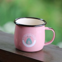 퀸센스 [세신 퀸센스] 법랑 머그컵 핑크 380ml, 선택완료, 단품없음