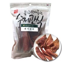 더담은 수제간식 돼지통귀 150g, 1봉, 돼지귀