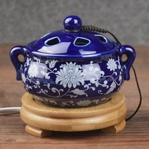 전기 향로 고급 아로마 테라피 디퓨저 램프 온도조절, C