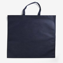 대형 부직포 가방 쇼핑백 마트 시장 바구니 제작, 네이비