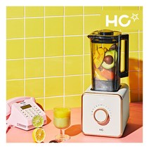 [해피콜] HC 엑슬림 뉴트로 맥스 초고속 블렌더(HEBL-HUA4), 색상:딥 베이지