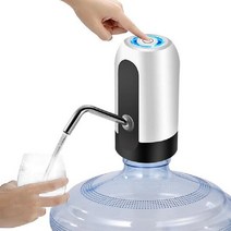 미니 가정용 먹는 생수 온수디스펜서 냉온수기 생수통 정수기물병 펌프 자동 스위치 마시는 디스펜서 USB, 01 WHITE_01 M
