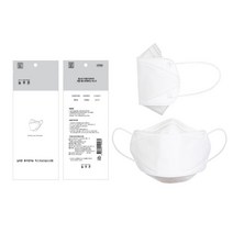 늘푸른 황사방역용 KF94 / KF80 마스크 (식약처허가 국산 공적마스크 / 낱장단위 개별포장 / 50매입 박스출고), 소형 화이트(어린이), 10매