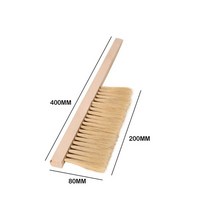 양봉도구 양봉자재 양봉용품 벌집 양봉 도구 나무 꿀 브러시 말벌 꿀벌 말꼬리 털 두 줄 청소 새로운 장비, [02] B