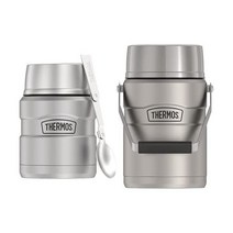 써모스 스테인레스 보냉 보온 음식통 세트 1.3kg 450g, Stainless Steel, Food Jar + 450g Food Jar