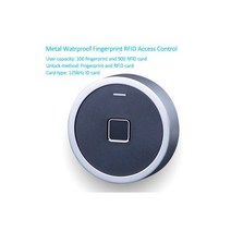 출퇴근지문인식기 야외 사용 금속 방수 임베디드 생체 지문 액세스 컨트롤러 독립형 RFID 카드 도어 제어 시스템, XM-SF7