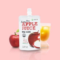 매일사과즙 100ml x 25포 어린이용 안심마개 무방부제 무색소 무설탕 NFC착즙, 100mL x 100개 가정용 벌크
