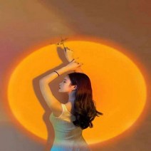 감성 선셋 석양 인공 태양 LED 프로젝션 조명 무드등, 상세페이지 참조