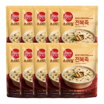 햇반 소프트밀 즉석죽 전복죽 420g x 10개