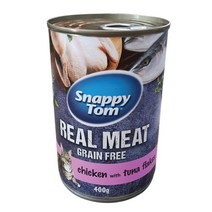 스내피톰 치킨 위드 튜나 프레이크 400gx12/고양이 간식 고양이 캔