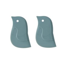 유어리프 주방 실리콘 펭귄 다용도 스크래퍼, 그린2개입