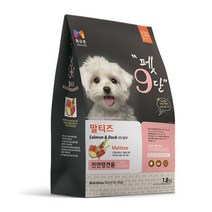 목우촌펫9단 요크셔테리어 전용 전연령용 1.8kg, 말티즈 전용 1.8kg+간식&사료샘플