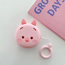 갤럭시 버즈2 프로 케이스 라이브 버즈 디즈니 짱구 토이스토리 삼다수 포켓몬 몬스터볼 스머프 토터넘 블루 대한항공 팹시 화이트 하이브로우 게토레이 토트넘 화이트 라이브, 피그렛(돼지)