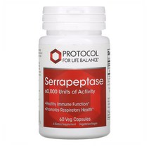 Protocol for Life Serrapeptase 세라 펩타제 1개, 3개