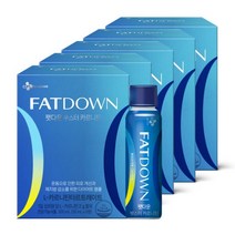 CJ 팻다운 부스터 카르니틴 체지방 감소 운동 피로도 개선 2중기능성 레몬맛, 6병 x 5박스