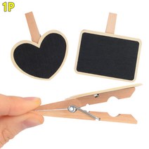 전시 데코용 원목 메모클립 펫말집게, 제품선택, 하트