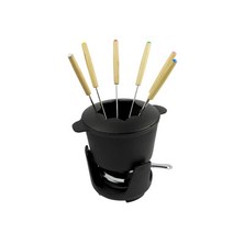 오븐 냄비 스위스 치즈 초콜릿 퐁듀 주철 에나멜 냄비 스피릿 스토브, 없음, 1.Enamel, 1.Enamel