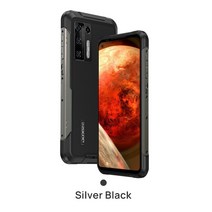 핸드폰 싸게 사는 법 doogee s97 pro 러기드 폰 40m 레이저 거리 측정기 48mp 쿼드 카메라 핸드폰 helio g95 octa core 8gb 128gb 스마트폰, 다른 지역 버전, 실버 블랙