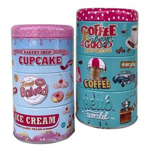 디저트3단원형틴케이스 2종세트