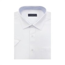 [란체티] NC14 여름 무지 카라배색 스판 구김이 업어요 LTM3113 WH 일반핏