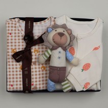 [압소바] (유아내의)루니슬립내의 캐로내의 레오막대딸랑이SET (4AXC103P3)