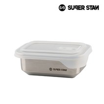 슈퍼 스텐 전자렌지 밀폐 용기 500ml 인덕션 식기세척기 사용가능 반찬통