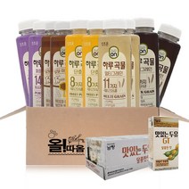 올따옴) 하루곡물 선식 (미숫가루2+단호박2+멀티2+퍼플2+블랙2)+GT 달콤한두유 24입, 1개
