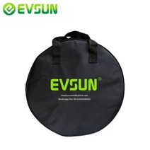 EVSUN-EV 충전기 가방 케이스 타입 2 충전 케이블 J1772 휴대용 EVSE 방수 내화 보관 운반 가방154606, Black