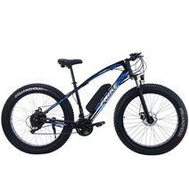 전기자전거 전기자전거렌탈 스노우모빌 전기 자전거 한바퀴 가변 속도 해변 산악, 06 black blue 36v10a 2, 한개옵션1