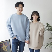 뉴메이드 11월 네오프렌 맨투맨티셔츠 - 커플룩