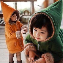 알럽베이비 오버핏 유아동 퍼패딩점퍼 북유럽스타일 유아패딩 고깔모자 아동패딩 남아 여아 유아동겨울점퍼 크리스마스
