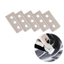 인덕션 스크래퍼 3공 칼날 모서리 라운드형 5개, 단품