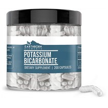 Earthborn Elements Potassium Bicarbonate 어스본 엘리먼트 포타시움 탄산수소 칼륨 200캡슐