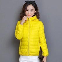 AMlisa 경량패딩 여성 겨울 베이직 후드 경량 다운 자켓 숏패딩 10컬러