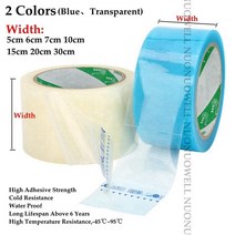 잔가지 파쇄기 1롤 5 30cm x m 투명 온실 필름 수리 테이프 자외선 방지 농업 정원 접착 창 고, 01 Transparent 5CM