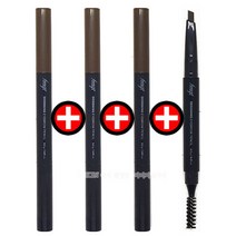 더페이스샵 fmgt 디자이닝 아이브로우 오토 펜슬, 4개, 04호 블랙브라운