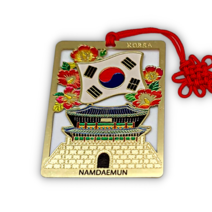 한국민예사 전통 금장 금속 책갈피 북마크 Korean bookmark 74종, 63 태극기