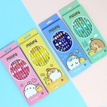 [우수제품] 몰랑8본연필세트ver.4 4개세트 몰랑 연필 이 추천 특한 유치원 톰보우 블랙윙 세트 문구