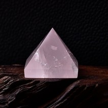천연 크리스탈 피라미드 레이키 힐링 스톤 포인트 컬렉션 공예 및 홈 인테리어 DIY 선물, J