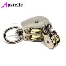 풀리 모터 타이밍 기어 체인 알루미늄 Apstelle DIY 아연 합금 회전 고정 리프트 호이스트 걸이식 36mm 75mm, 10.Moving-Double-58mm
