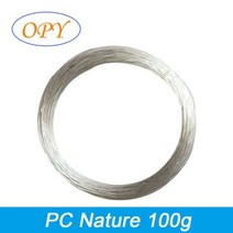 3D 프린터 필라먼트 100g 3d filament pc pva asa 실크 글로우 galaxy carbon fiber temperature change color tpu, PC 자연 100g