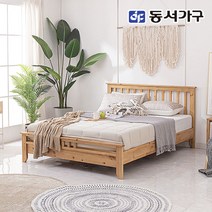 동서가구 네오 킨더 소나무 원목 퀸 슈퍼싱글 침대 매트리스 택1, 6_슈퍼싱글 프레임+40T 라텍스매트리스, 그레이