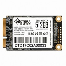 디오테라 VIVA 300s mSATA LITE 3D TLC SSD, VIVA 300s mSATA128