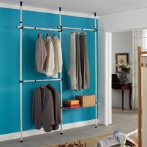 케이티무역 301 수납식 행거, 혼합 색상