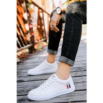 제이시 제이시 남성 화이트 운동화 청바지 스니커즈 3cm M031