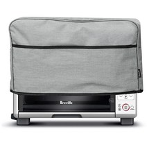 Crutello 9 슬라이스 토스터 오븐 커버 보관 포켓 포함 - 소형 가전 먼지 커버, Fits 4 Slice Toaster