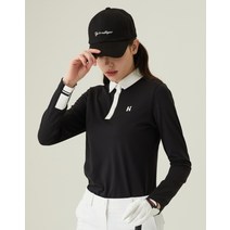 23SS [Online Limited]블랙 봄성 긴팔 솔리드 티셔츠 HWTS3B901BK